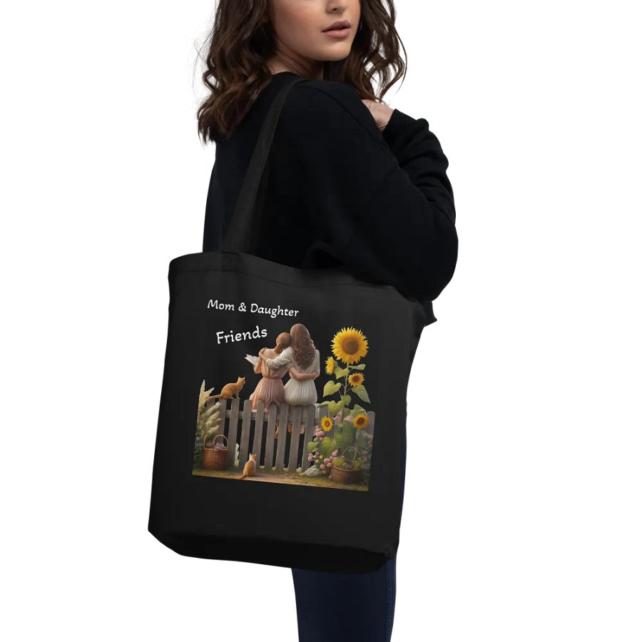 Mom & Daughter Friends Eco- Friendly Tote Bag product image (2)