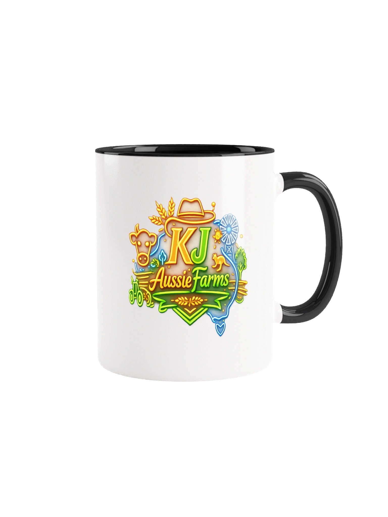 KJ AUSSIE FARMS Ceramic Mug with colour product image (1)