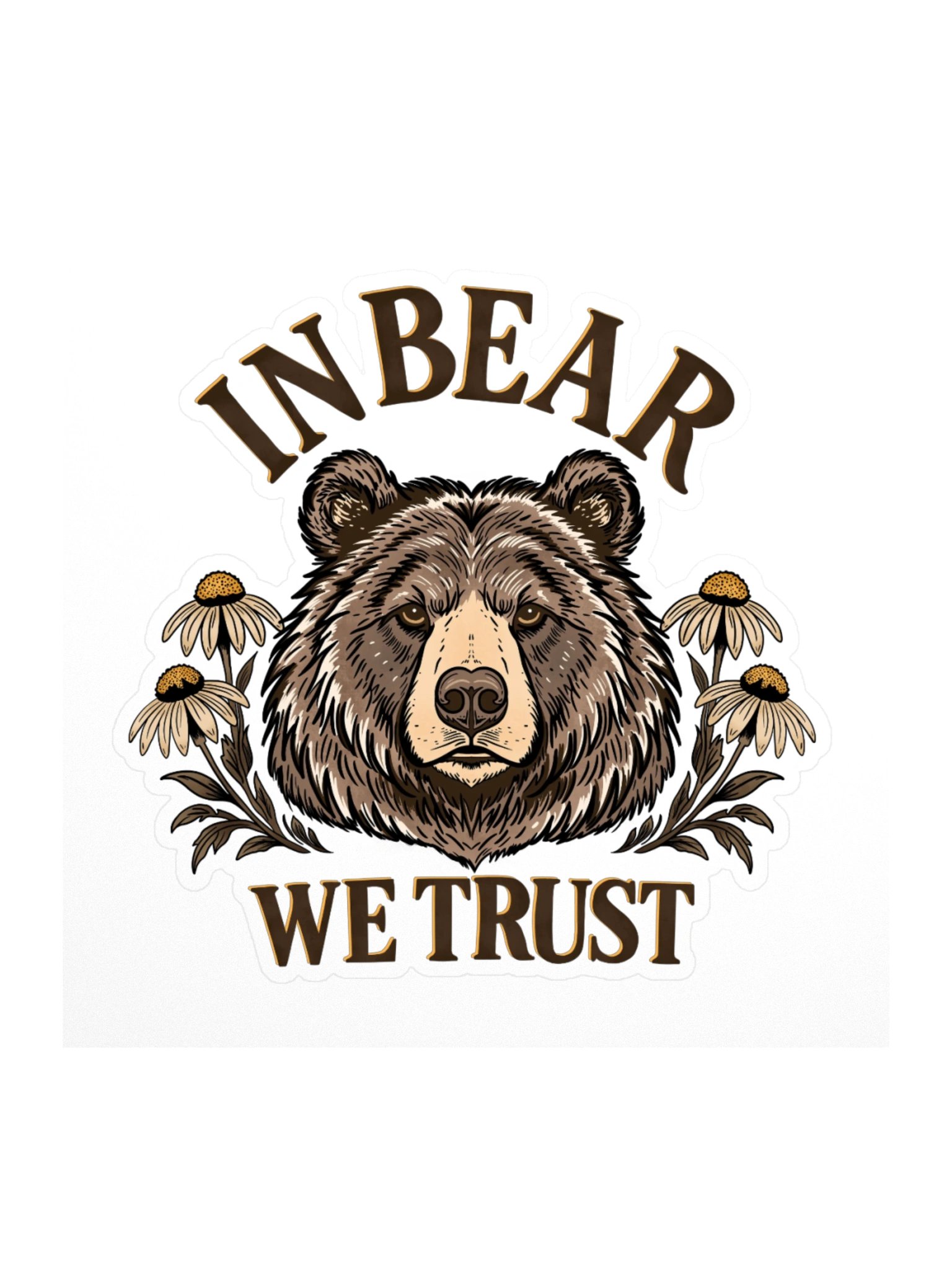 I Choose the Bear Kiss Cut Sticker product image (1)