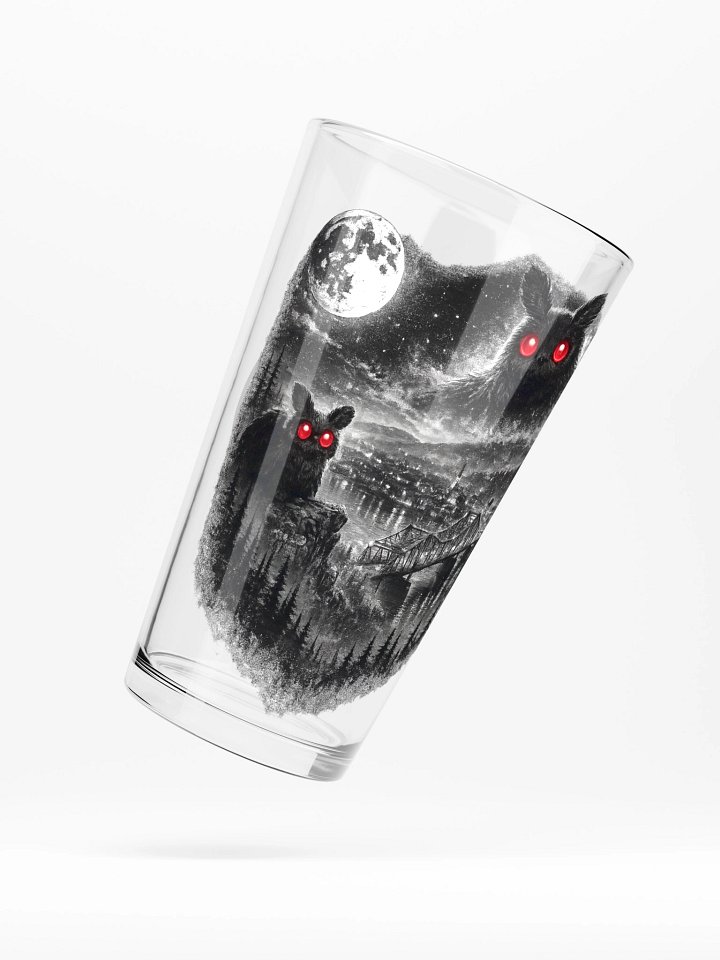 SENTIMENTAL MOTHMAN SHAKER PINT GLASS 16oz product image (1)