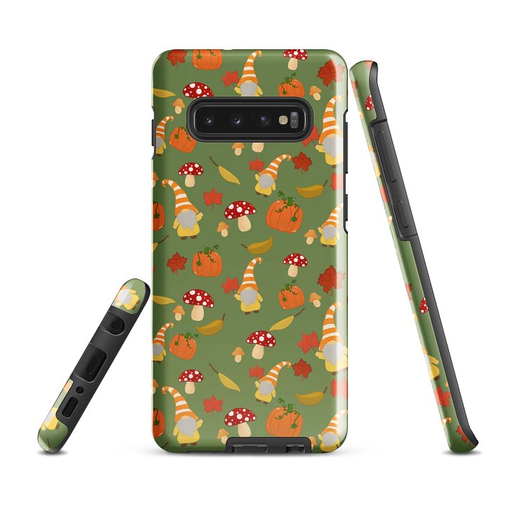Fall with my Gnomies in Green Pattern Samsung® Tough Case product image (2)