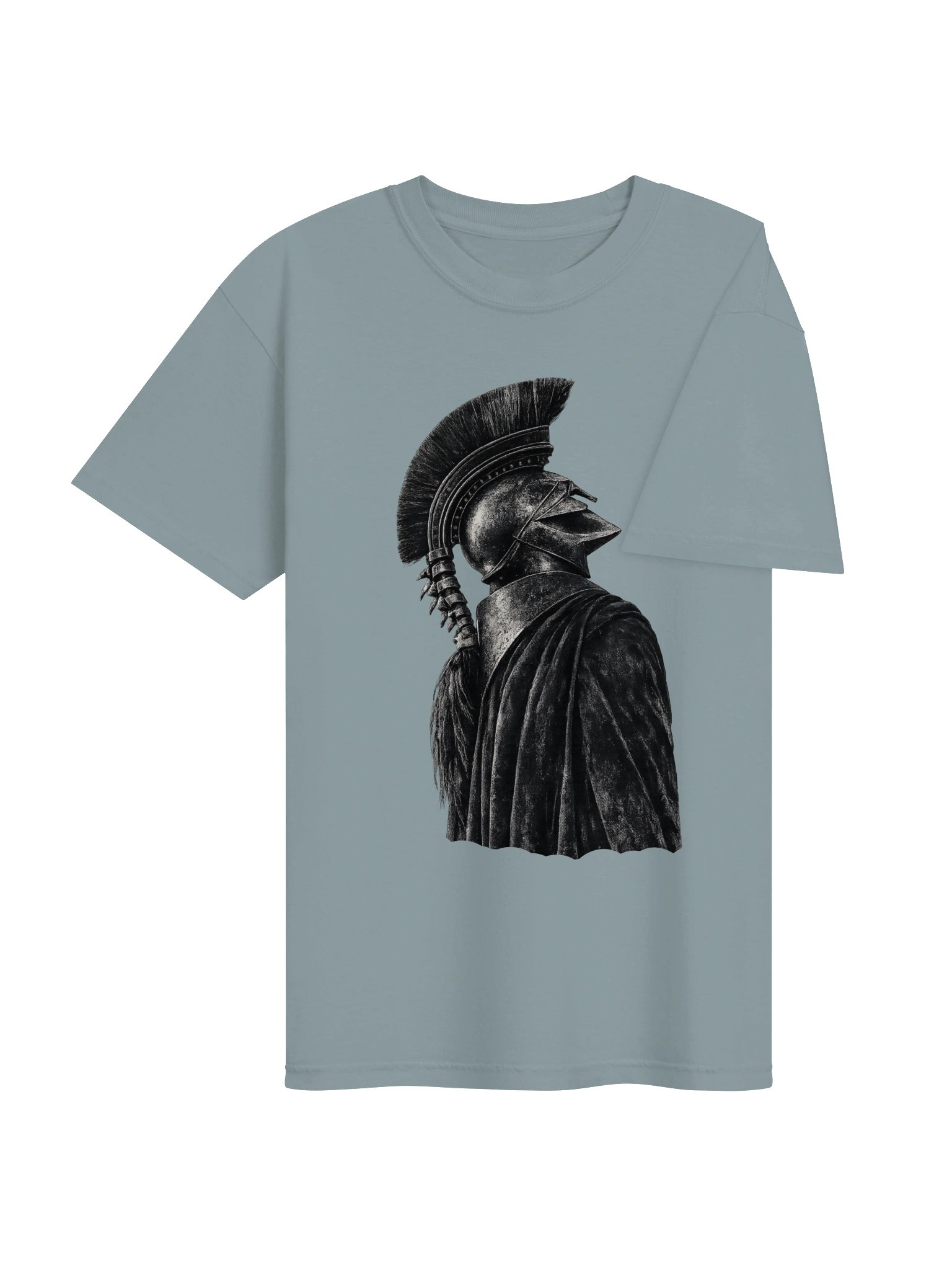 Ancient Spartan Warrior Graphic Tee | Greek Helmet Mythology Shirt product image (4)
