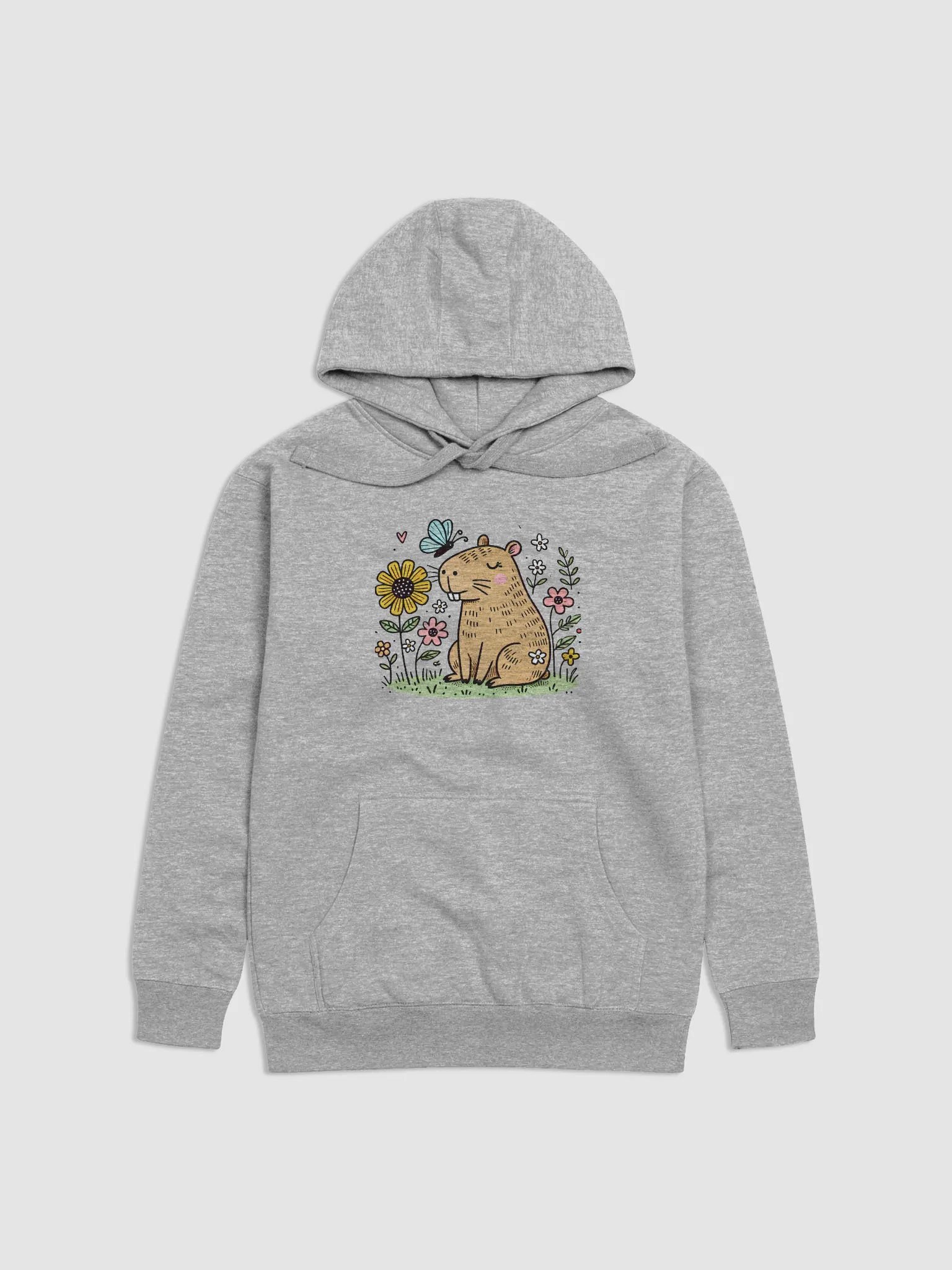 Serene Capybara Hoodie product image (3)