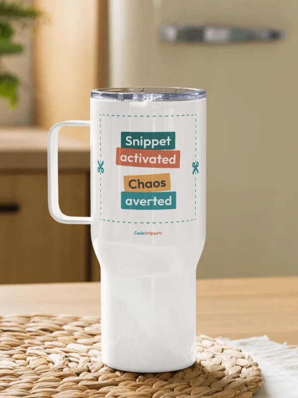Snippet Activated - Travel Mug product image (7)