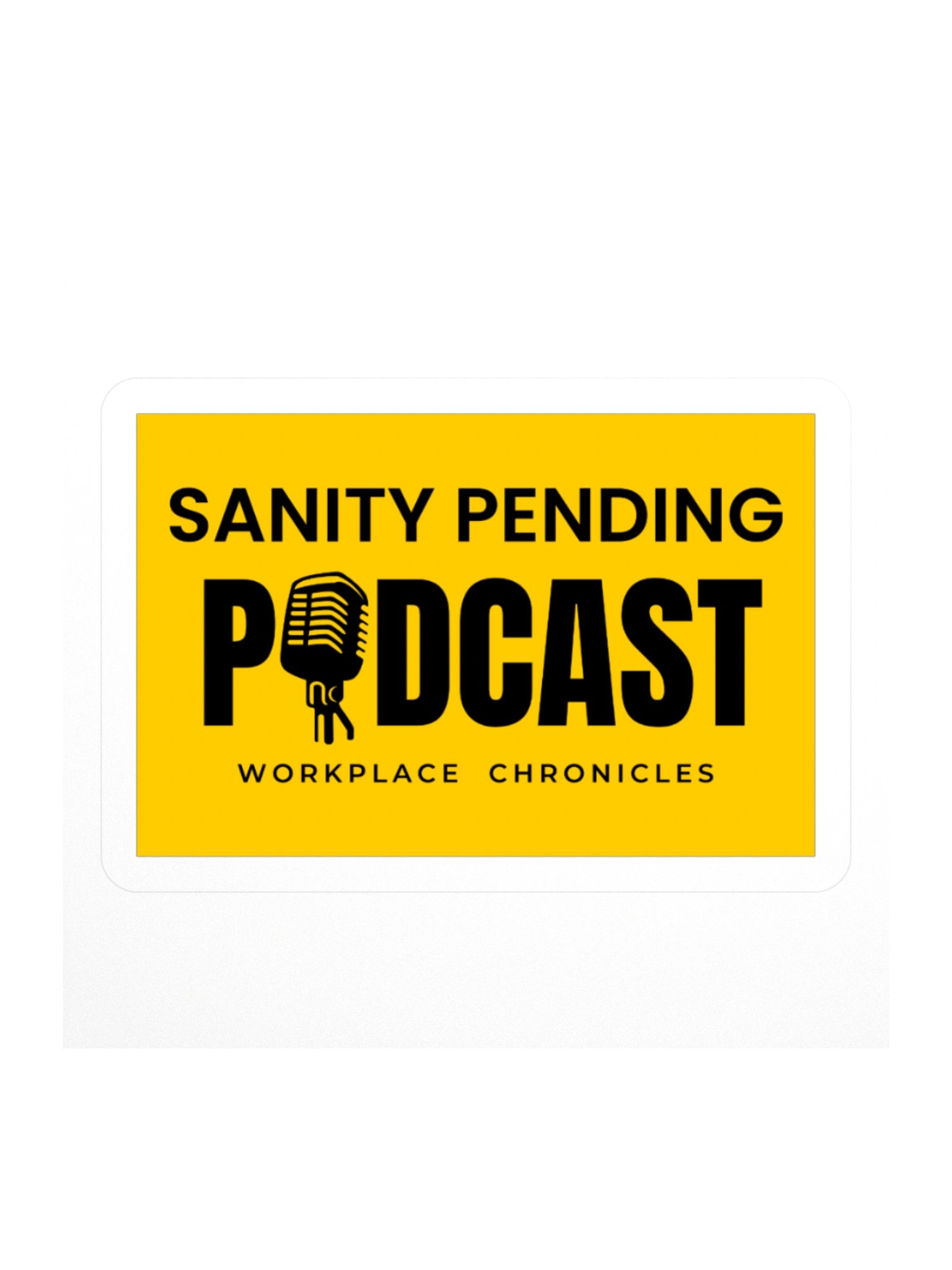 Sanity Pending Podcast Sticker product image (1)