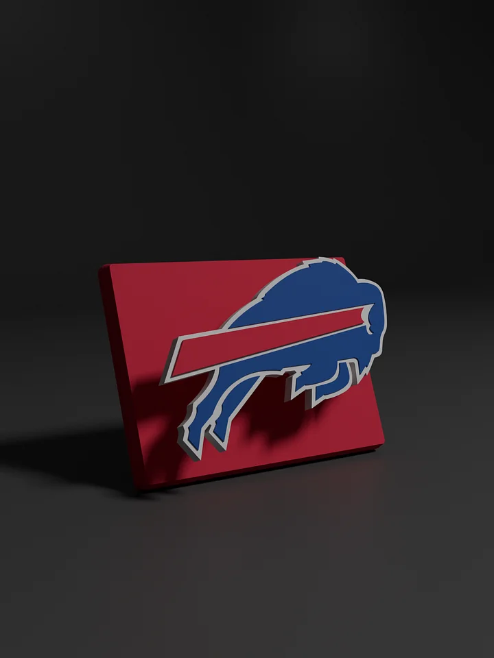 Buffalo Bills 3D Printed Floating Logo Sign (Digital File Only) product image (1)