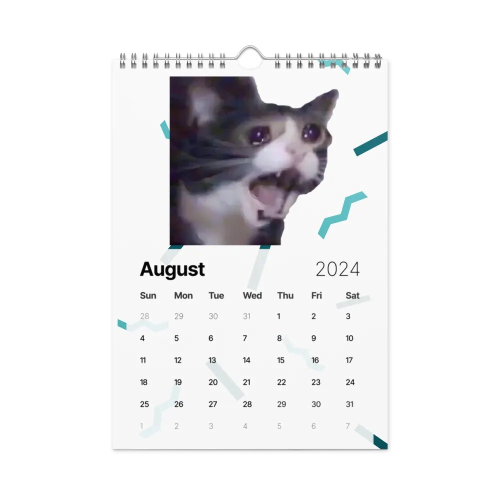 Wall Calendar (2024): Meme Cats product image (4)
