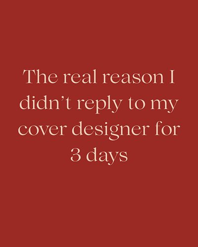 A true story about a cat, an ER visit, and a cover reveal email I left on read (3 years ago, don’t worry). 🐈‍⬛ 📧