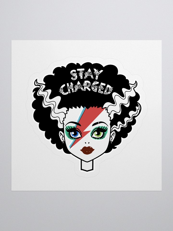Frankie Speaks Stay Charged (sticker) product image (1)