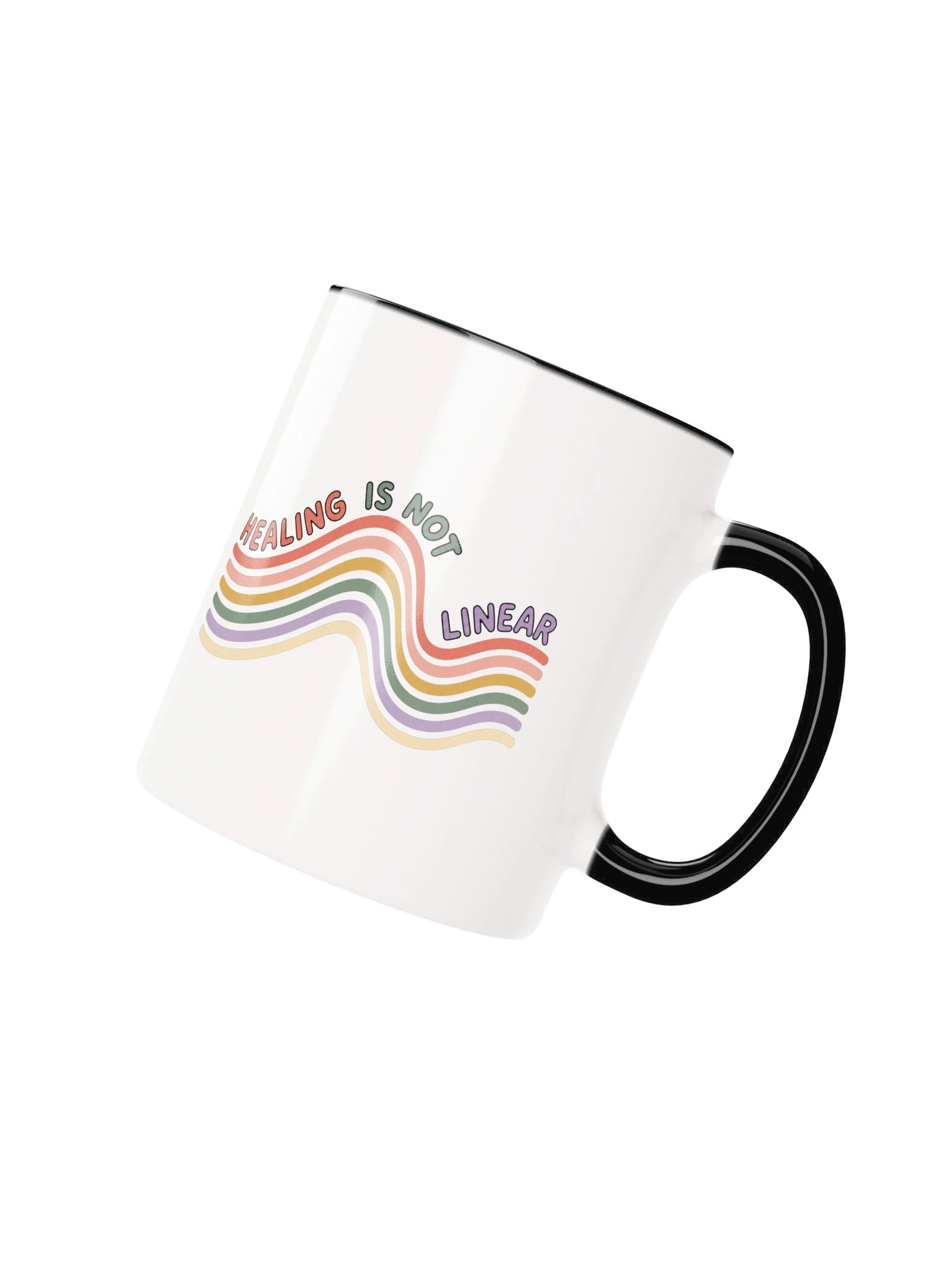 Healing Is Not Linear Ceramic Mug product image (3)