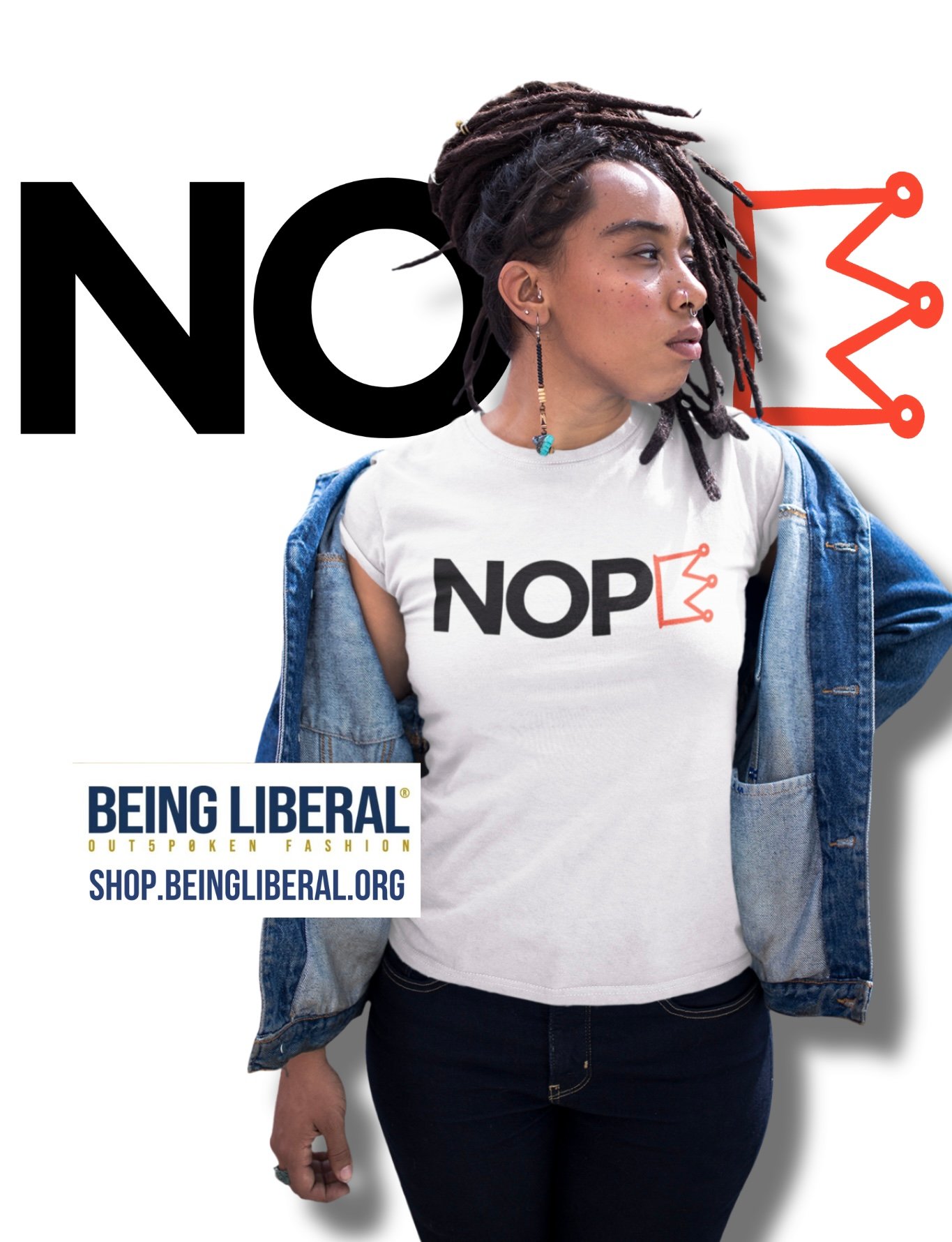 NOPE No Kings T-shirt - Being Liberal product image (1)