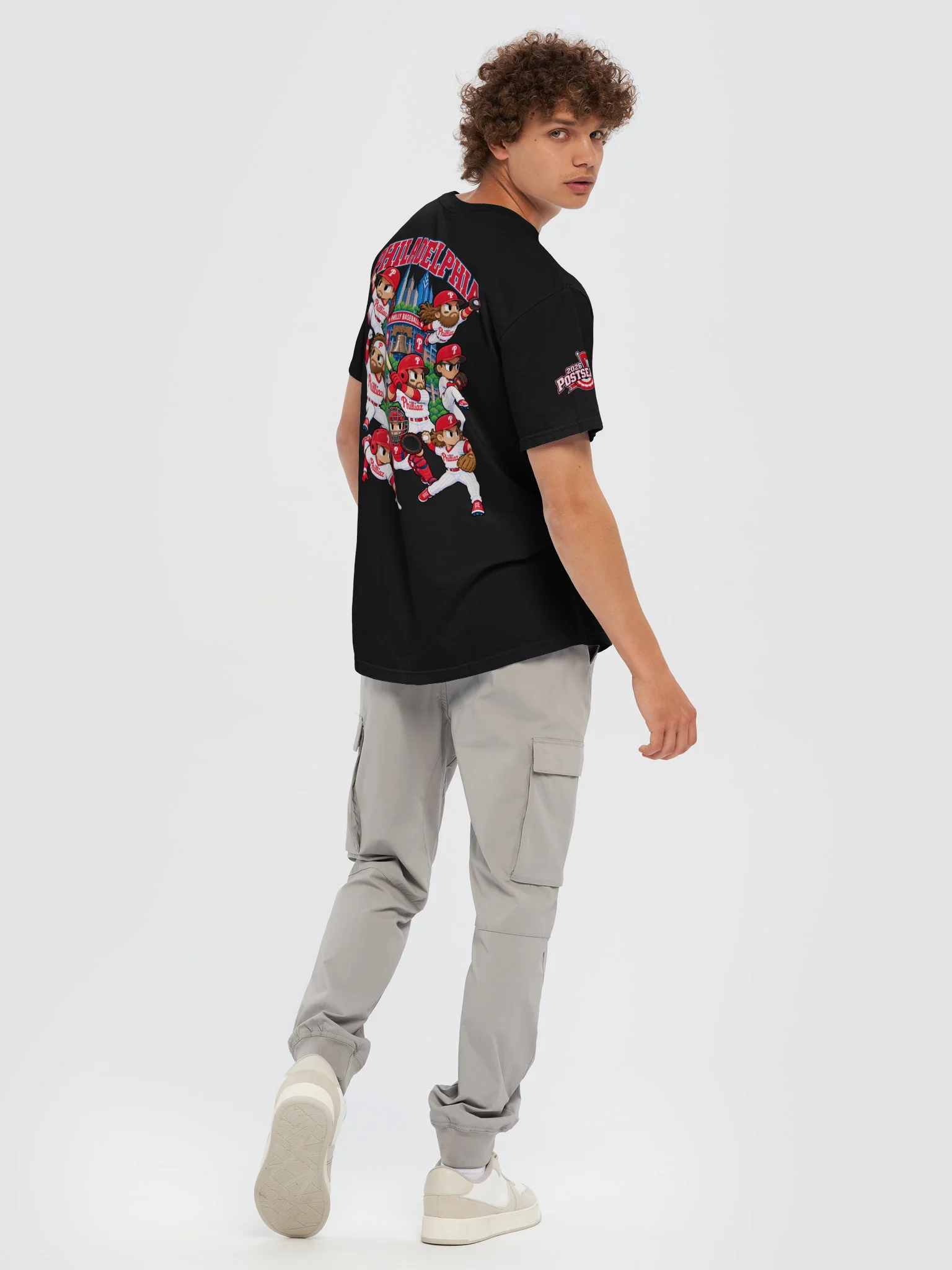 Philadelphia Baseball 2026 "Postseason" Animated Player Back Print T-Shirt product image (8)
