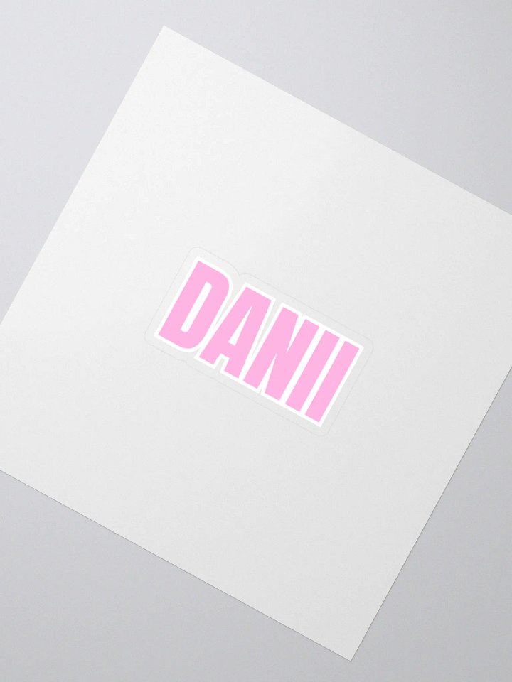 DANII PINK WHITE STICKER product image (7)