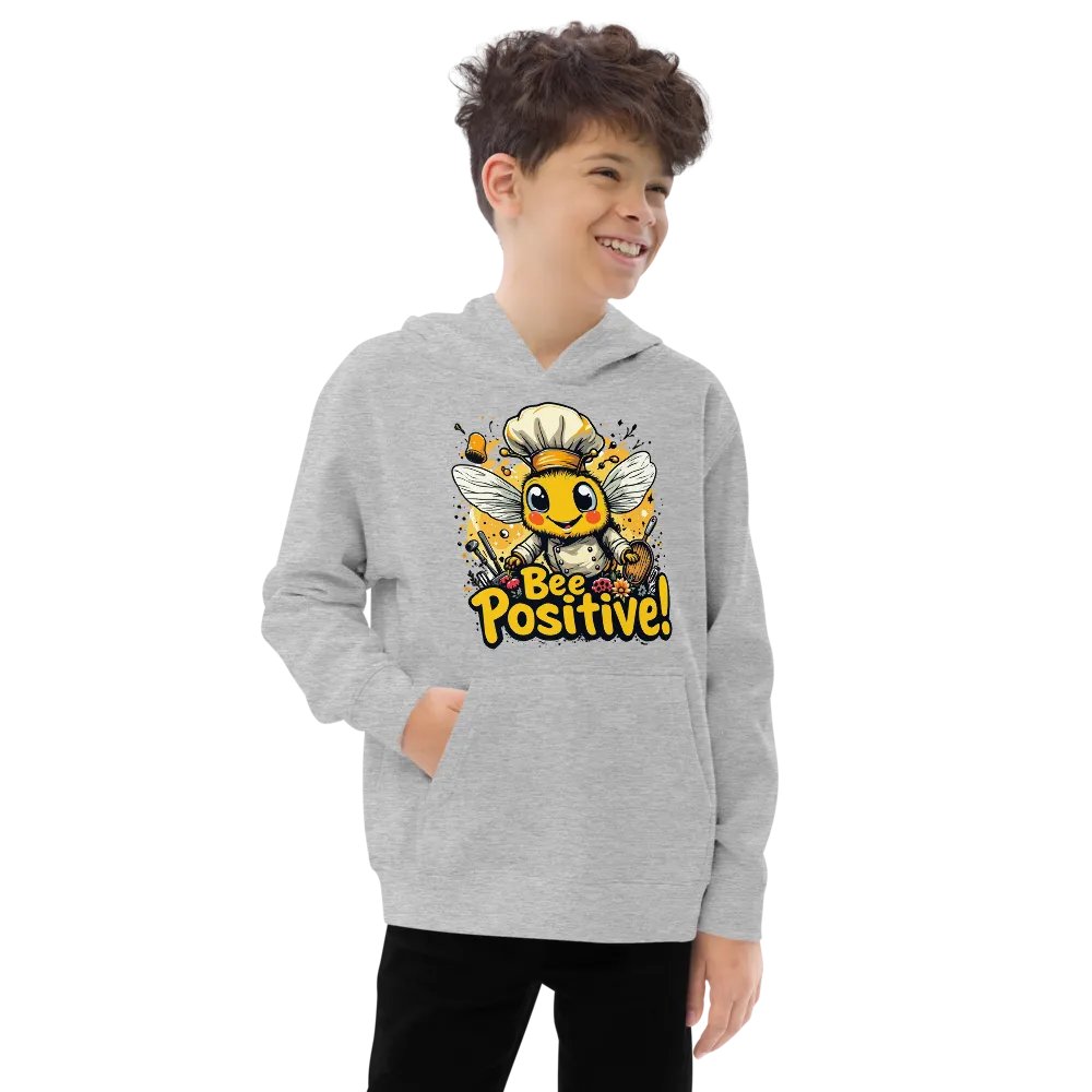 Bee Positive Chef Youth Pullover product image (8)