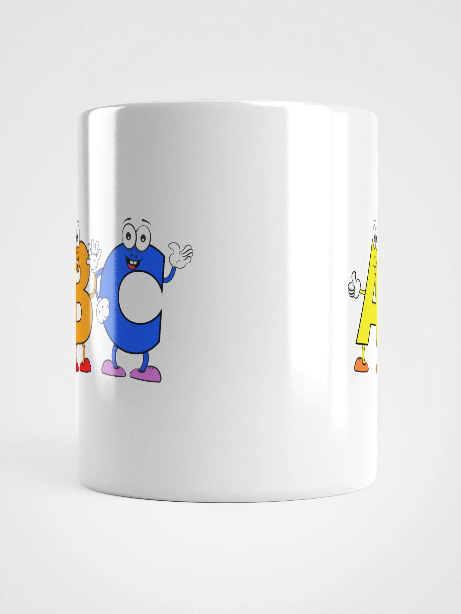 ABC White Glossy Mug product image (13)