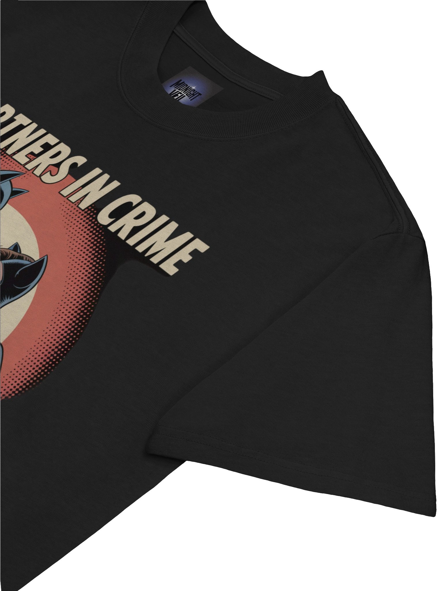 Fist of Fate: Batman & Catwoman Partners in Crime Oversized Faded T-Shirt product image (7)