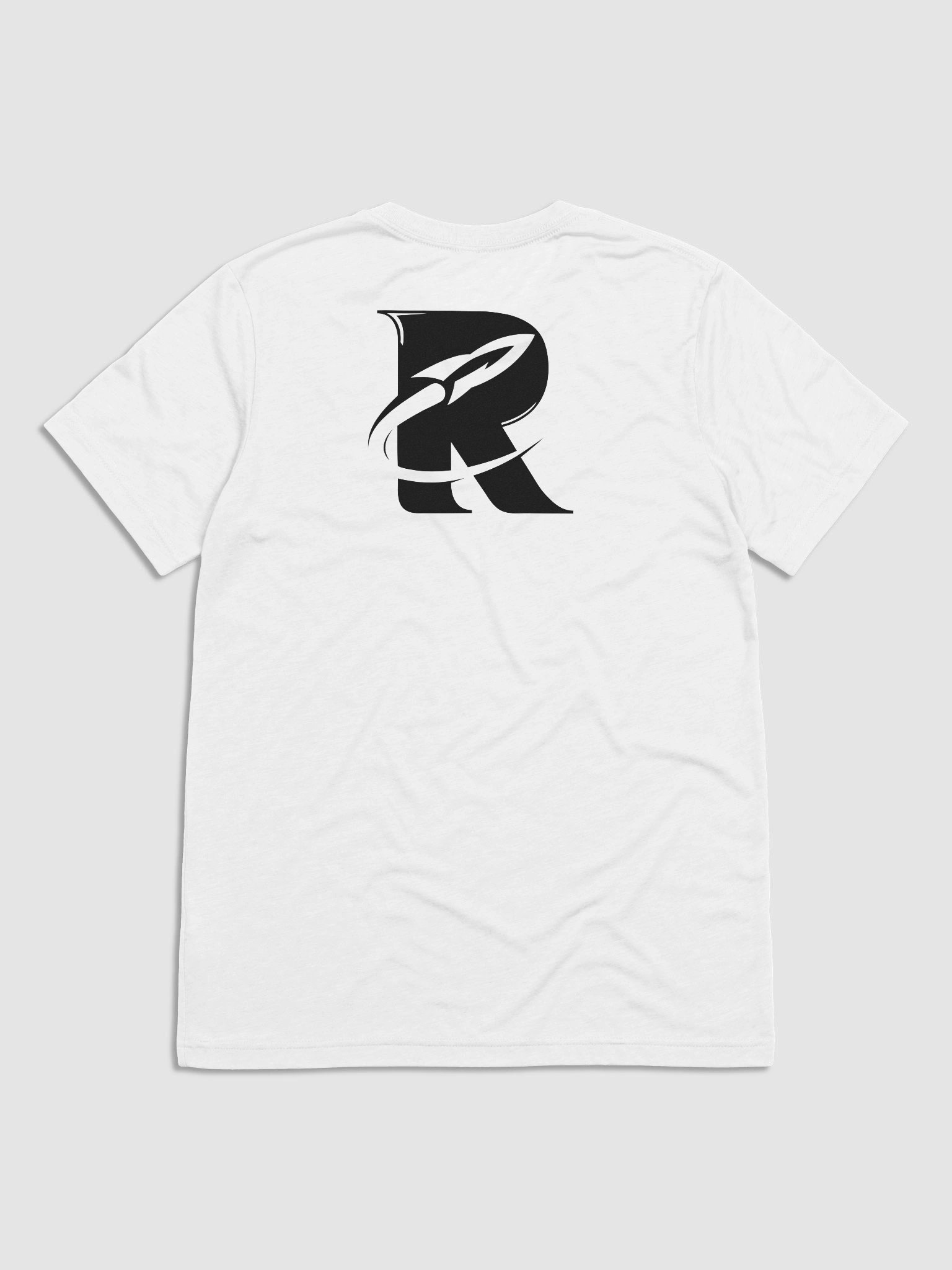 Rocket Swimming T-Shirt Tri-Blend (White) product image (2)
