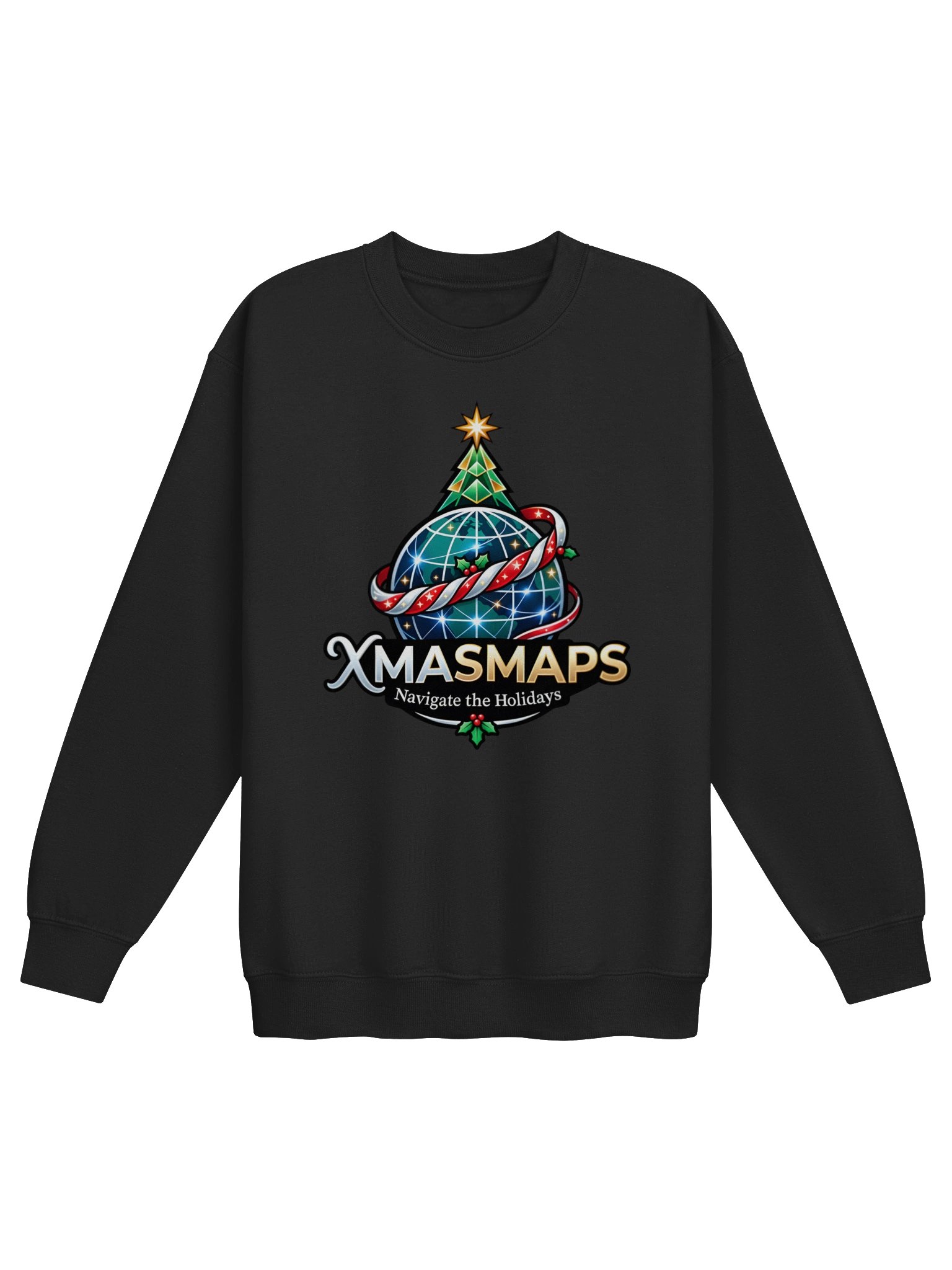 XmasMaps Kids Classic Crewneck Sweatshirt product image (2)