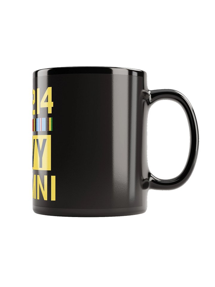 DD-214 Navy Alumni Black Glossy Mug product image (2)