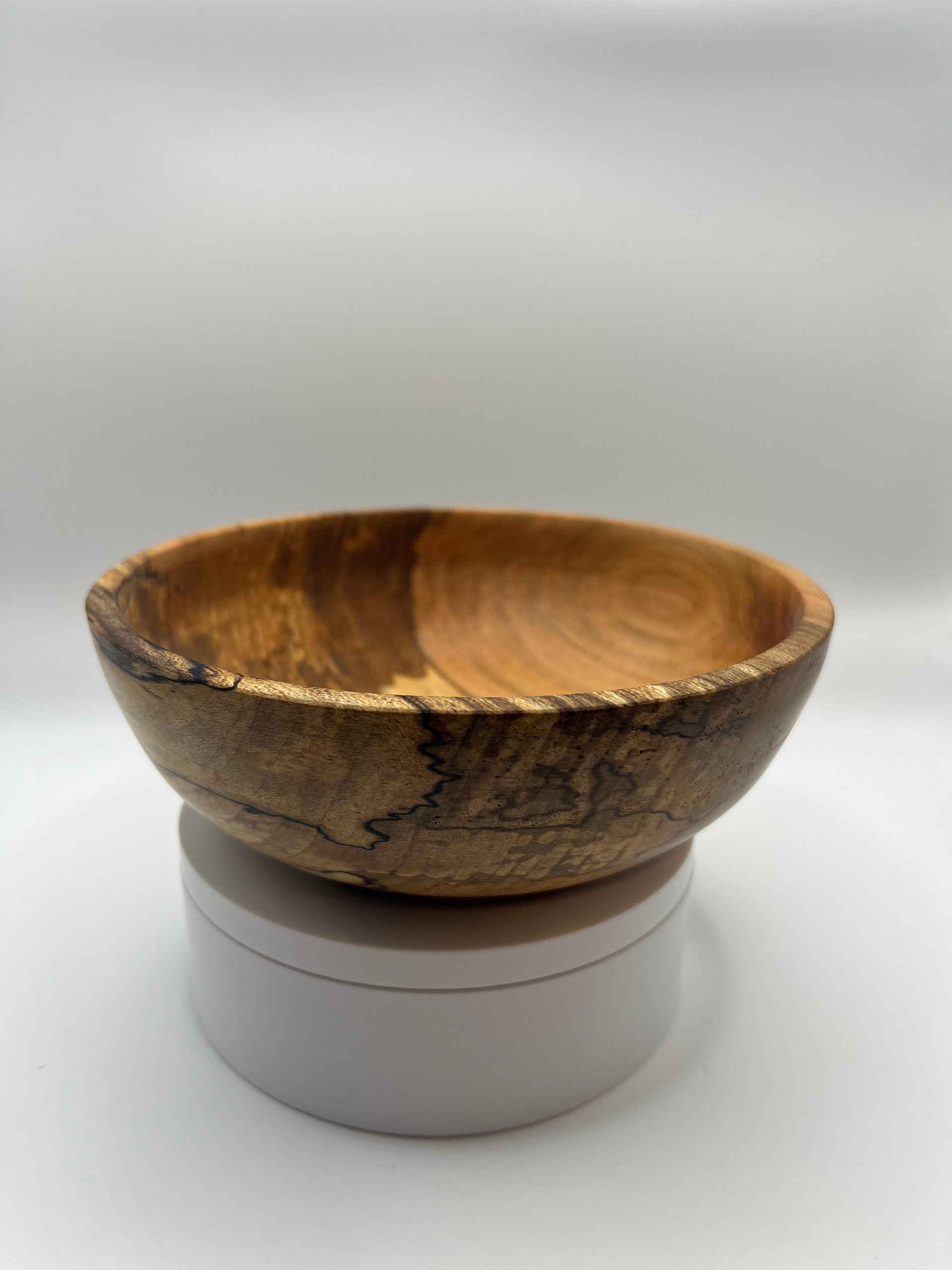Spalted Maple Wooden Bowl 6.25” – Hand-Turned from Reclaimed Storm-Fallen Wood product image (4)