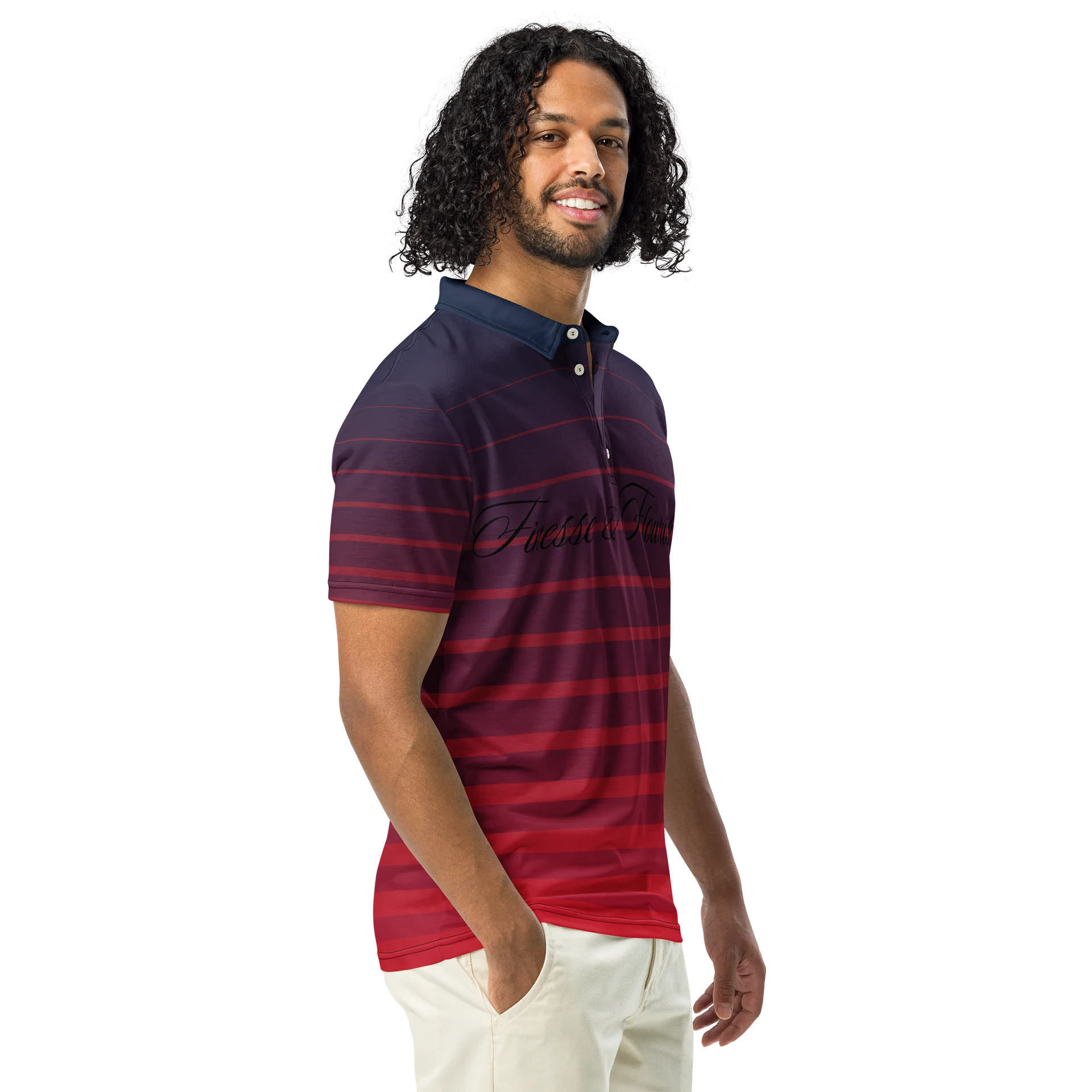 F&F Fade Slim Fit Polo Shirt product image (1)