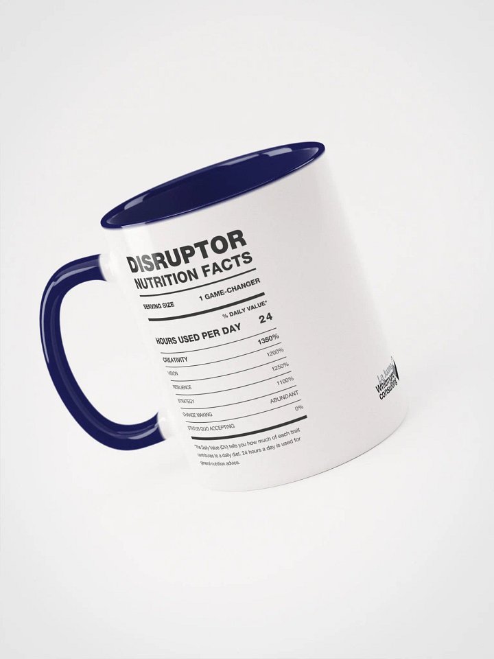 DISRUPTOR Nutrition Facts Ceramic Mug product image (1)