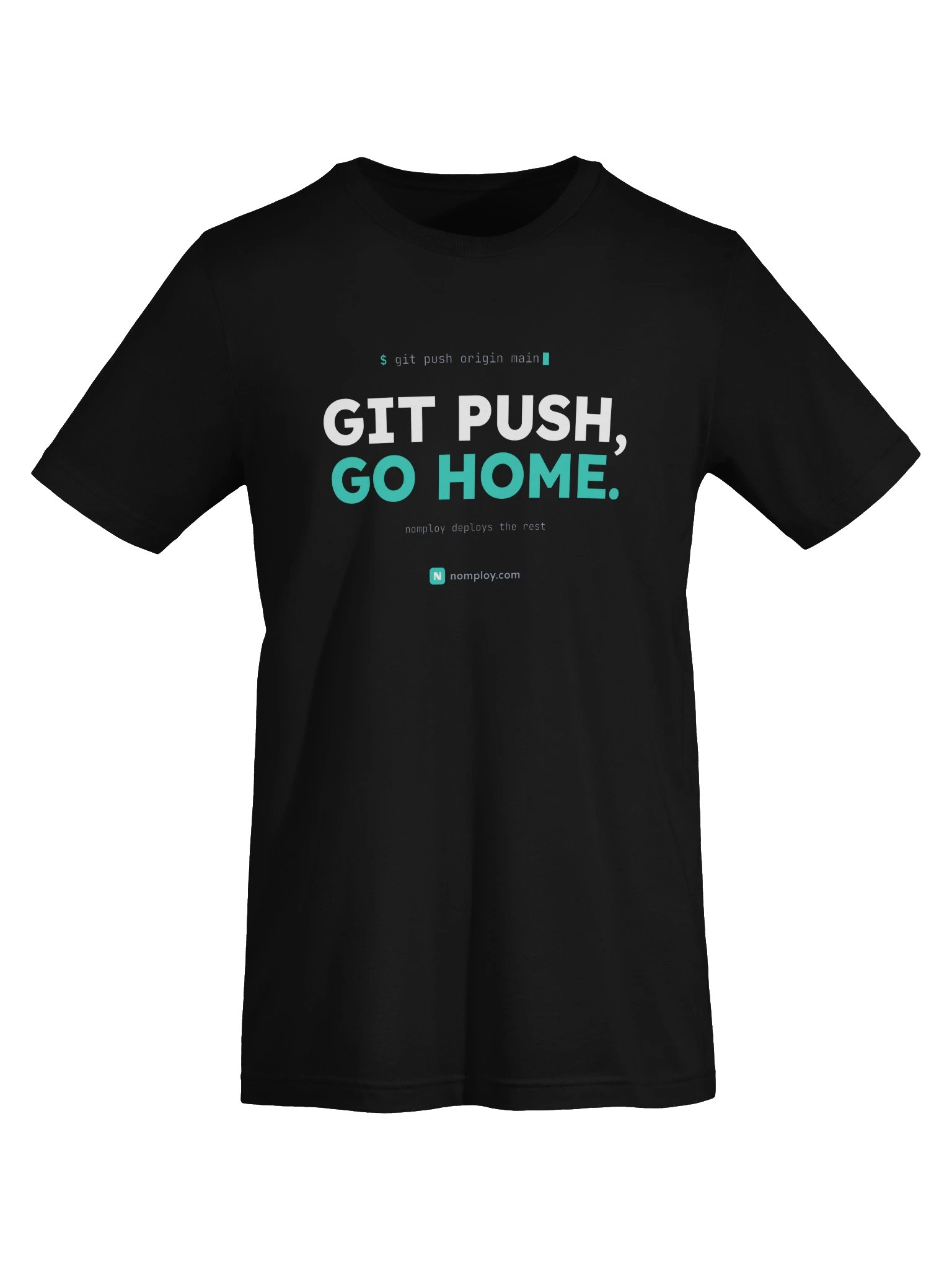 git push, go home Tee product image (5)