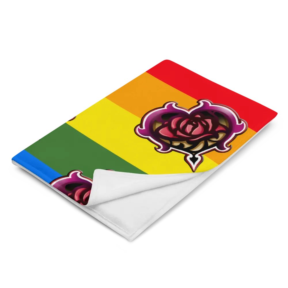 Zagarose Rainbow Throw Blanket product image (2)