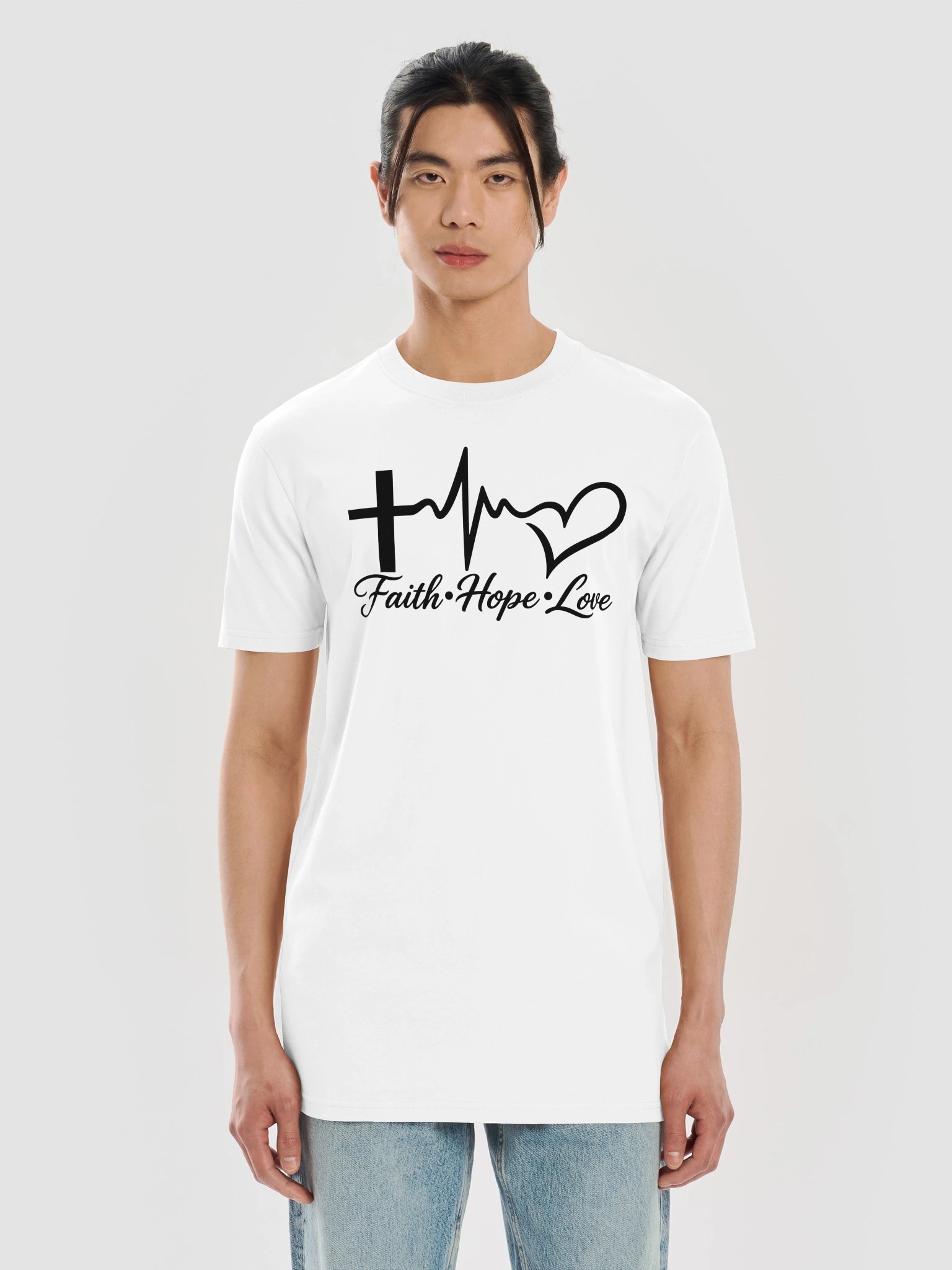 Minimal Black Heavyweight Tee by ALLANDMORE product image (5)