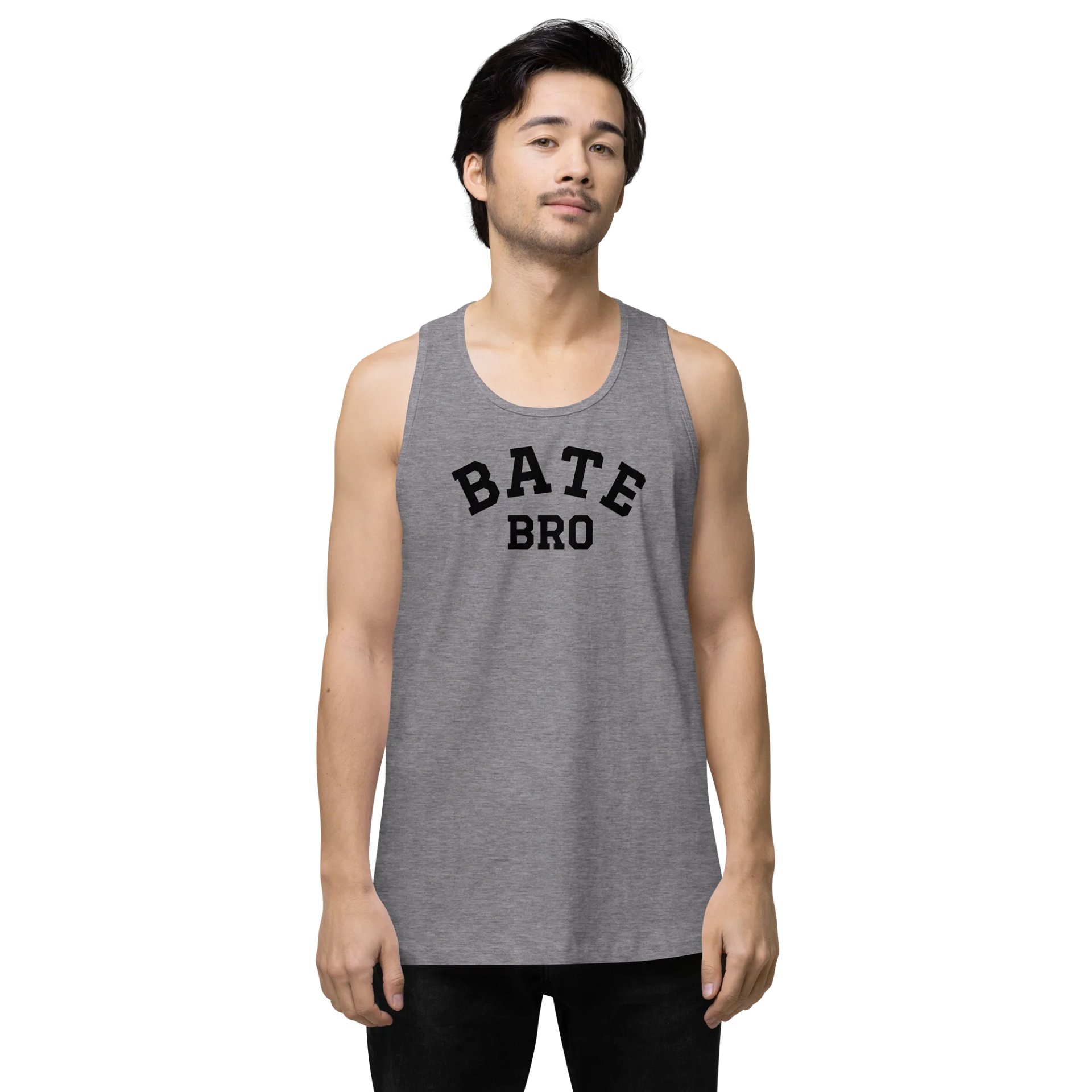Bate Bro Varsity Tank (Black Logo) product image (1)