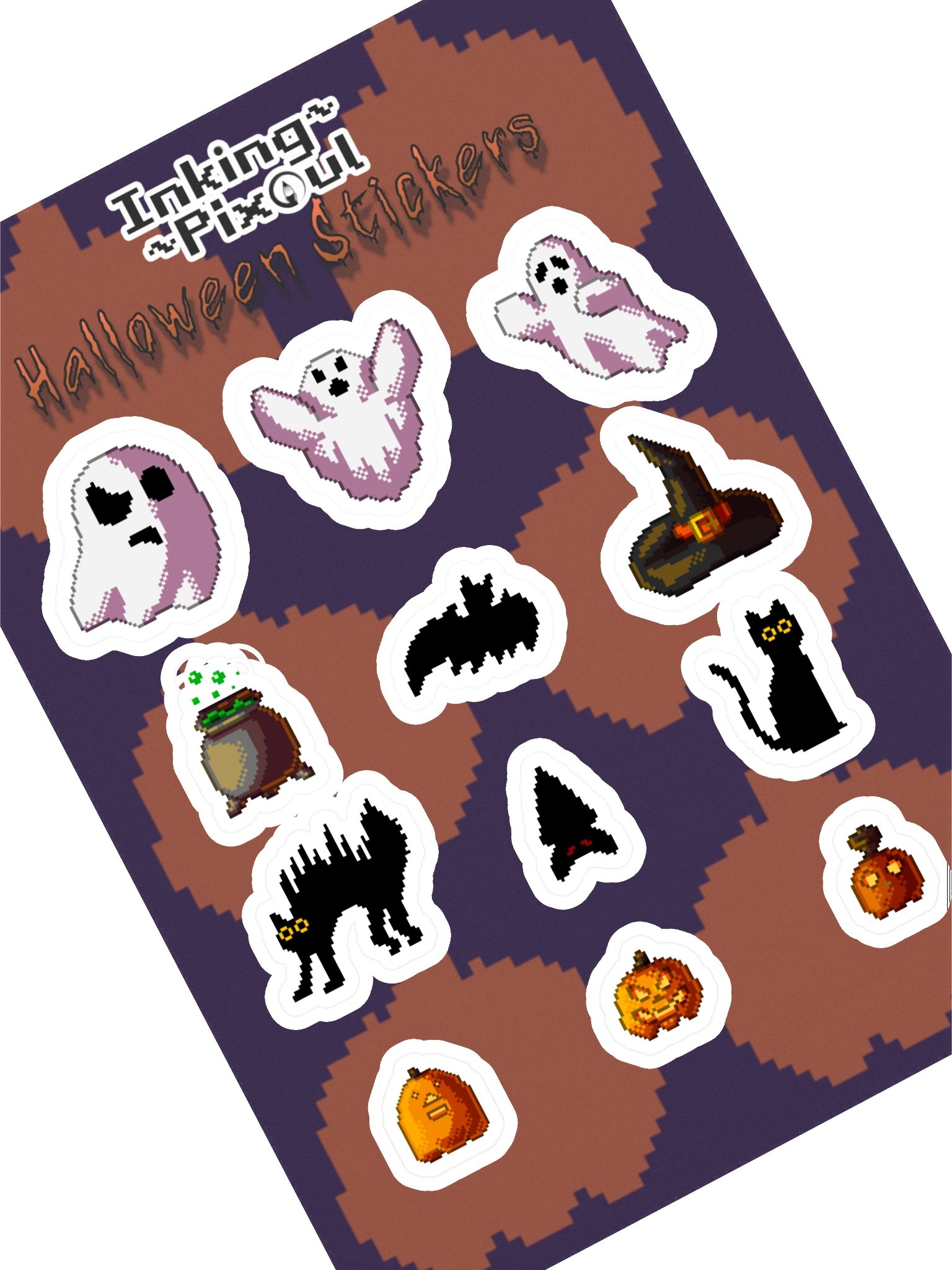 Pixel Halloween Stickers product image (1)