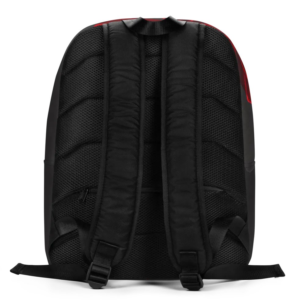 Wait For Me Red Carnation Minimalist Backpack product image (8)