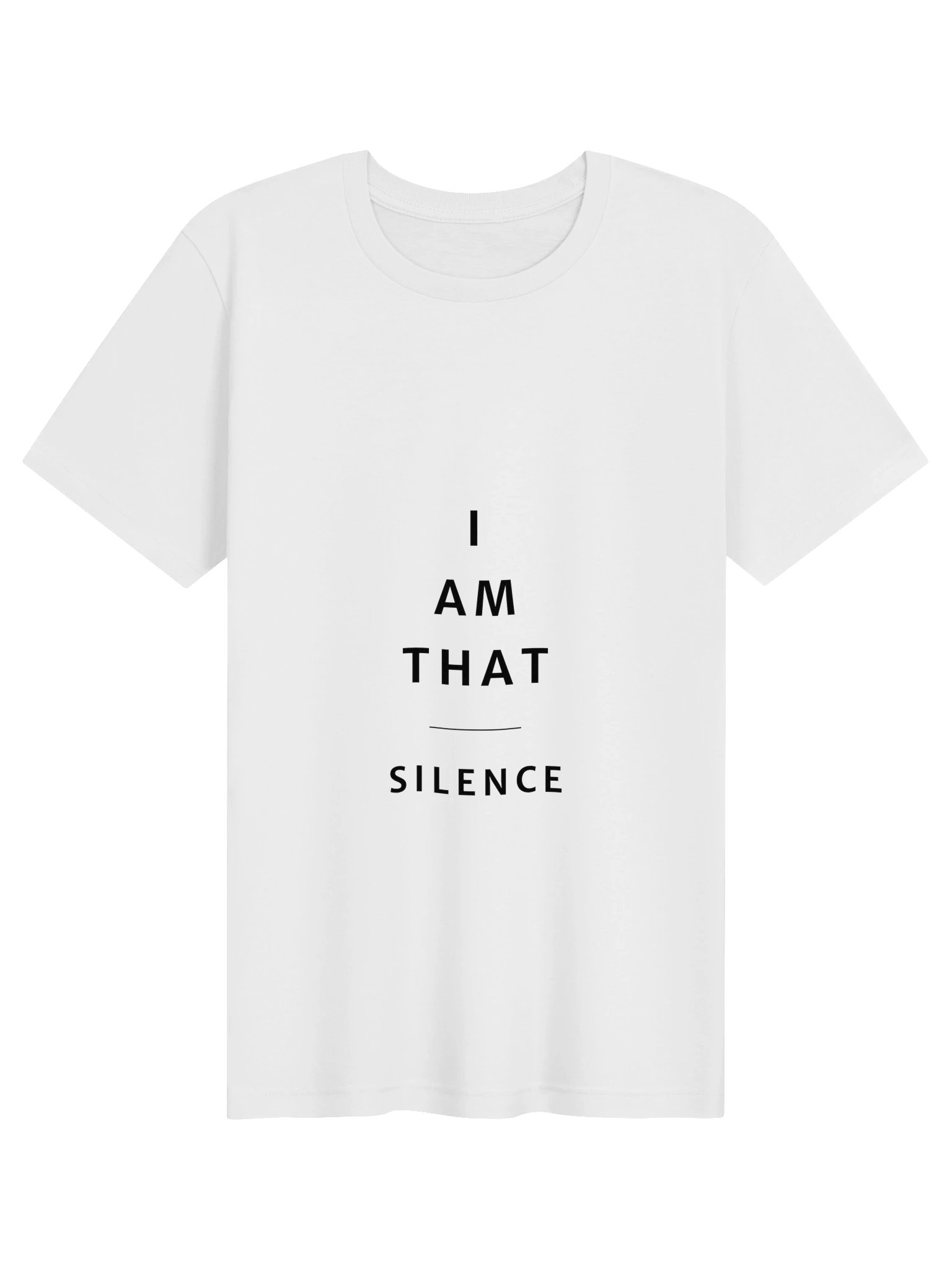 Unisex T-Shirt - SILENCE (Pure Text) product image (2)