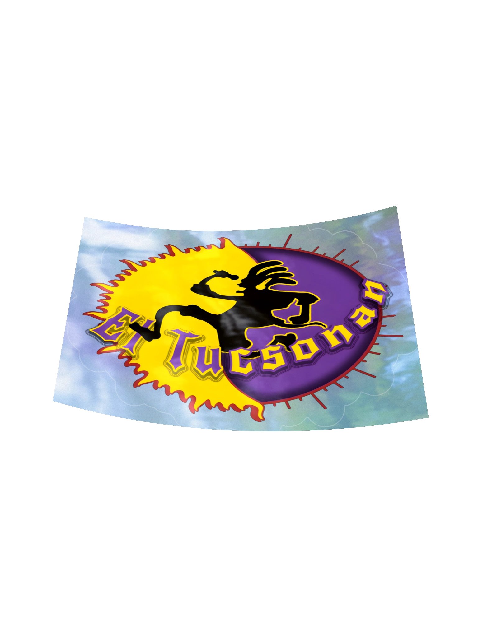 Psychedelic El Tucsonan Logo Sticker product image (6)