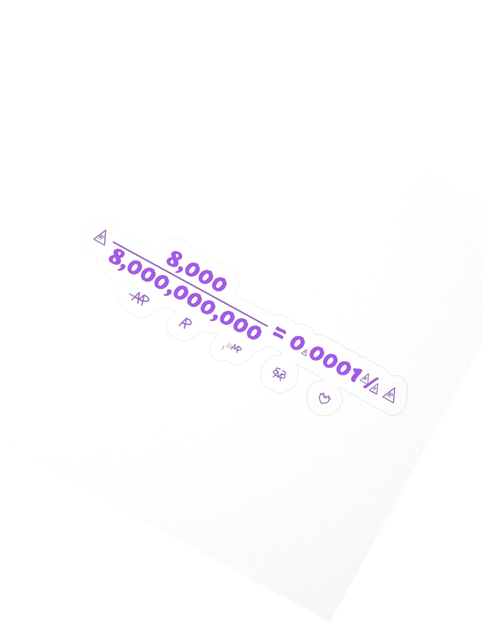 THE EQUATION — Sticker product image (5)