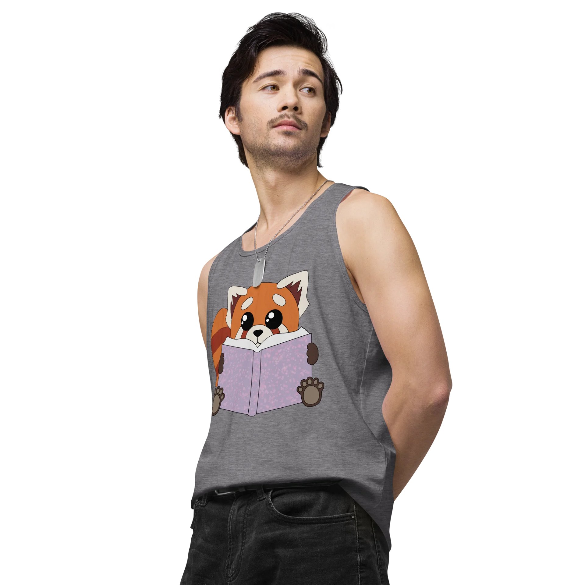 Red Panda Reading Tank product image (47)