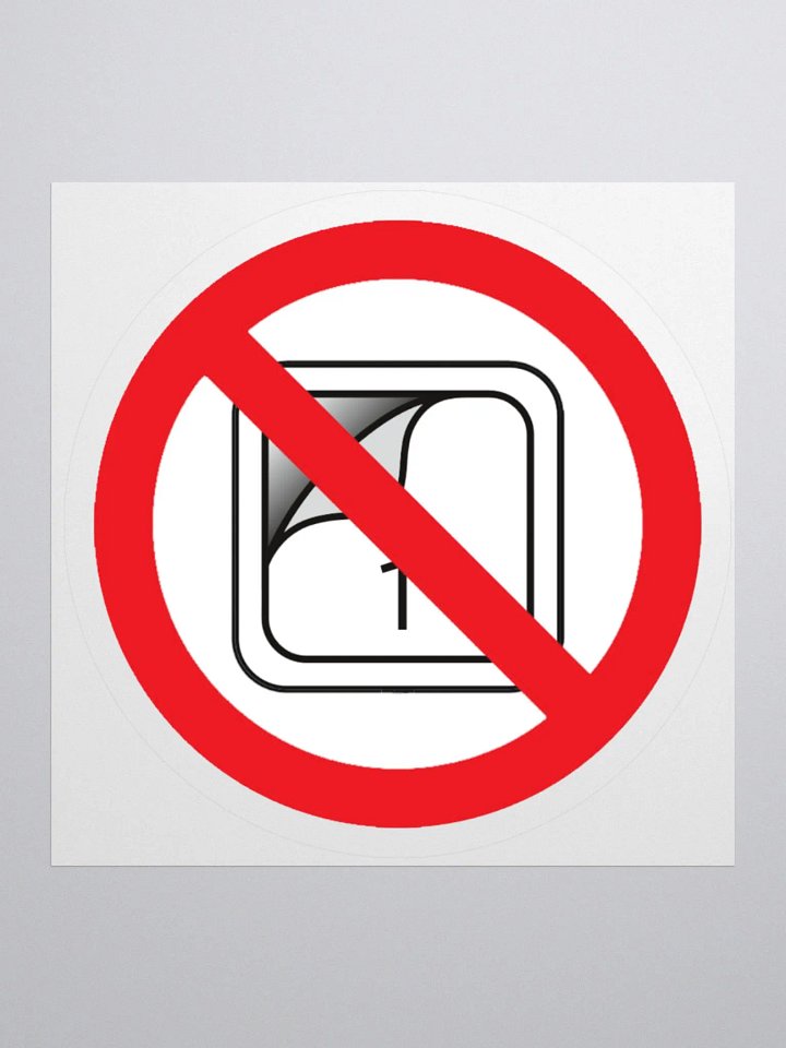 No Stickers Please product image (1)