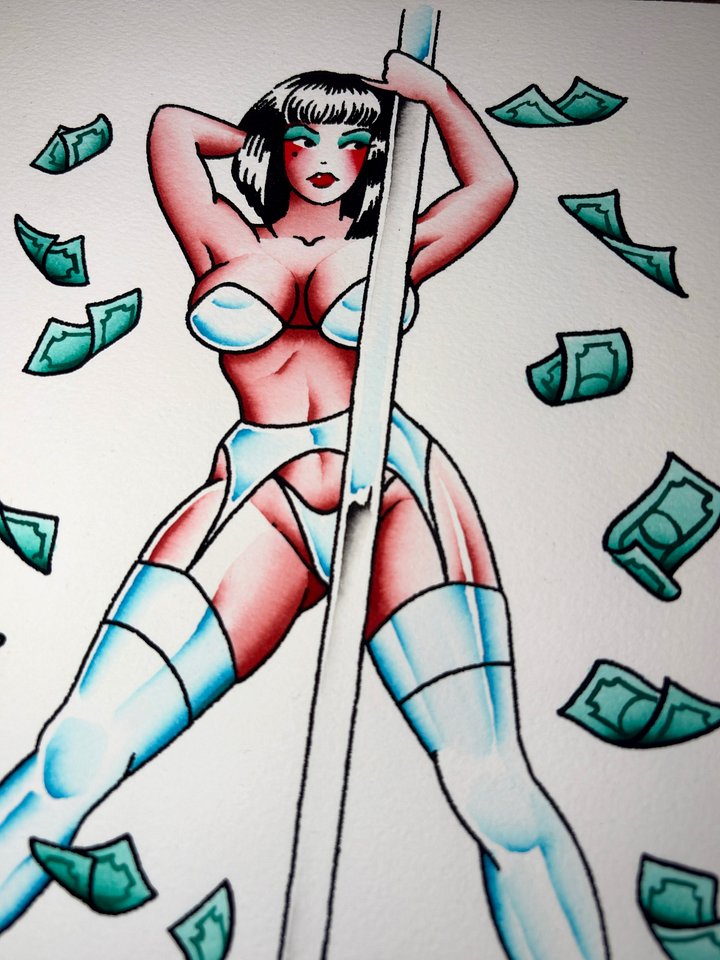 Ivory sugar - ORIGINAL PAINTING - 9x12 product image (2)