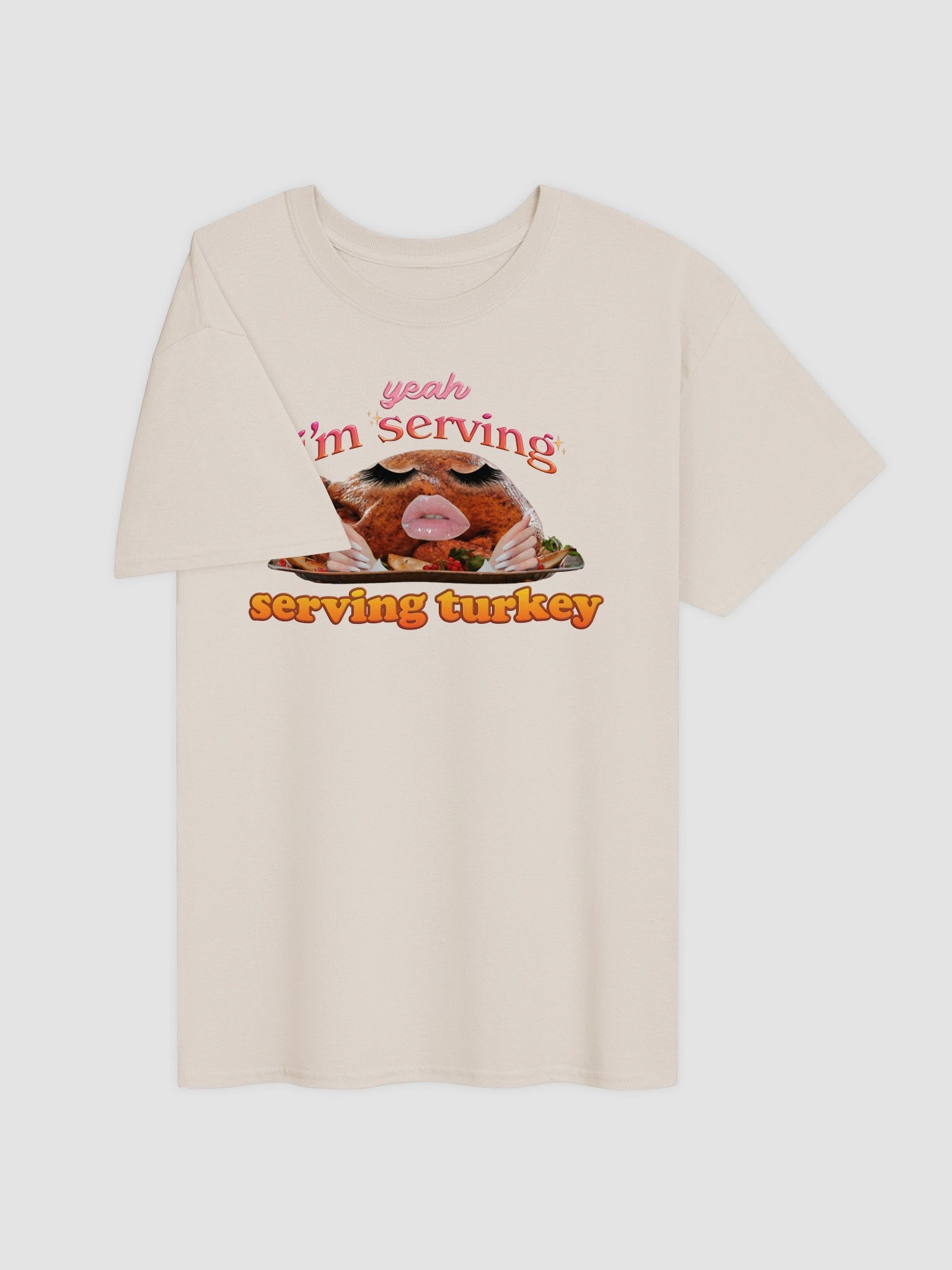 Serving Turkey Thanksgiving T-shirt product image (11)