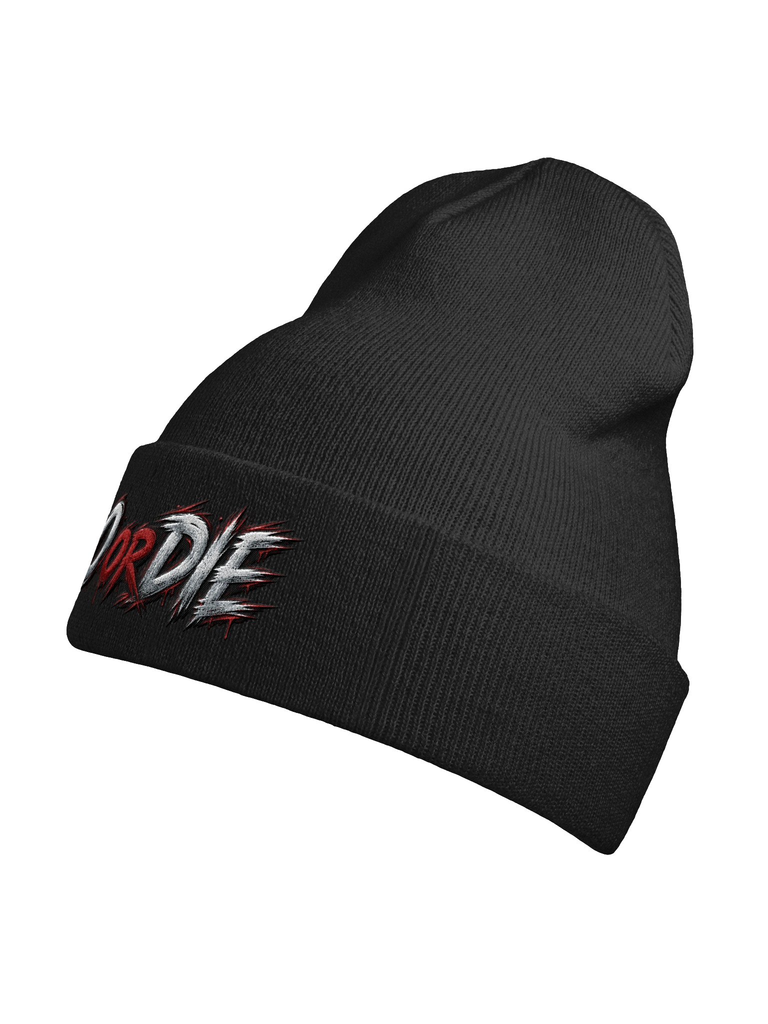 DO OR DIE Graffiti Cuffed Beanie - Red product image (9)