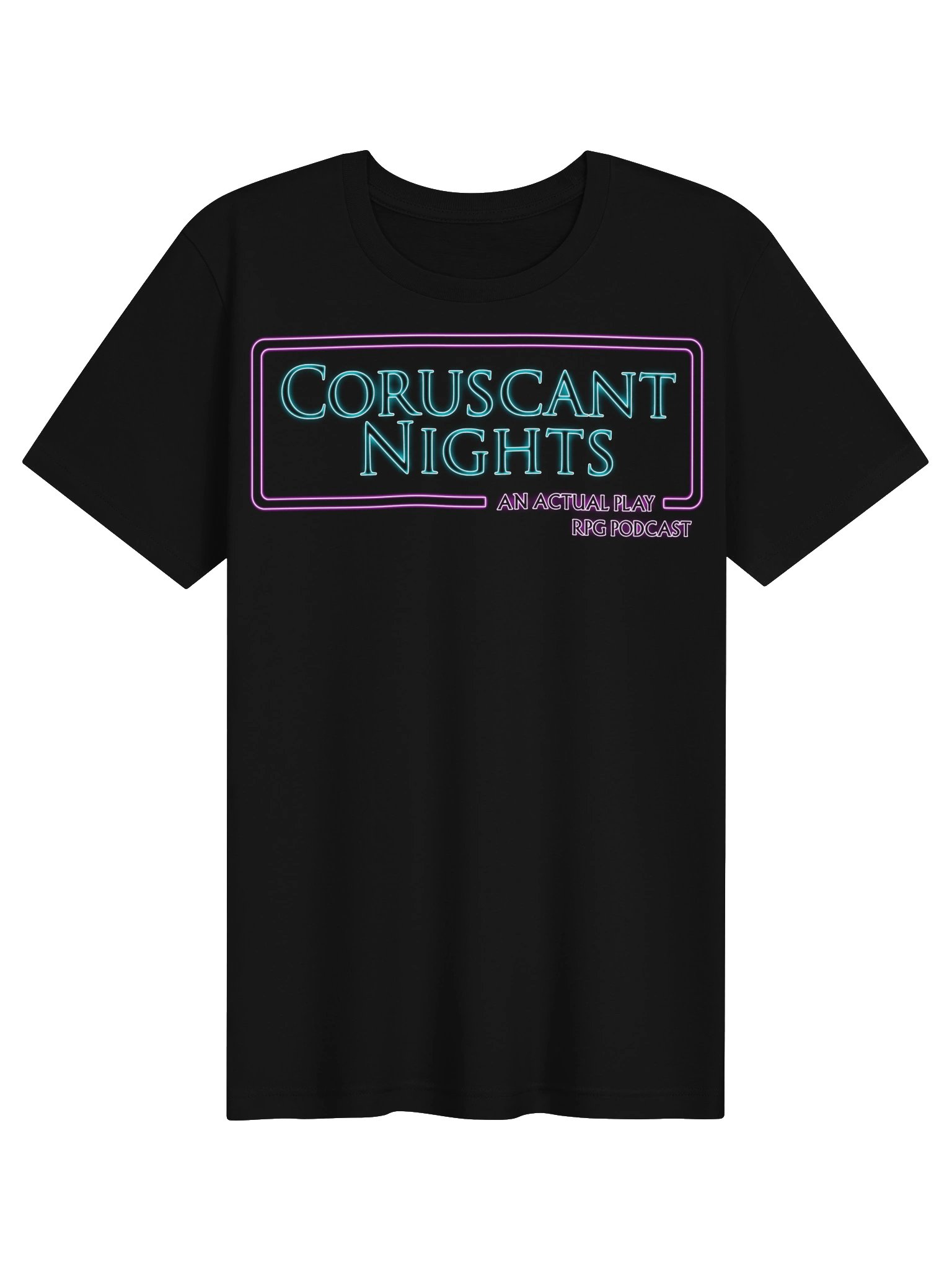 Coruscant Nights – Neon Logo Tee product image (1)