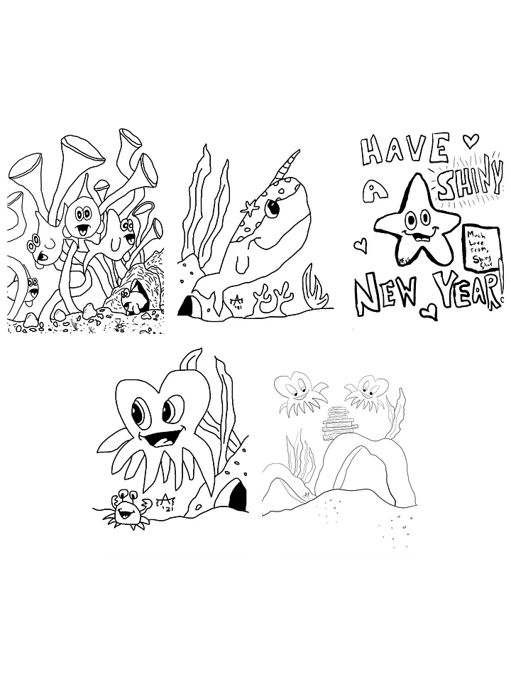 2020-2025 coloring book page bundle product image (1)