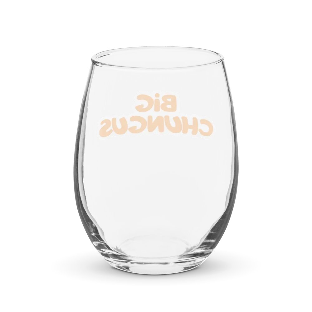 Big Chungus wine glass product image (7)