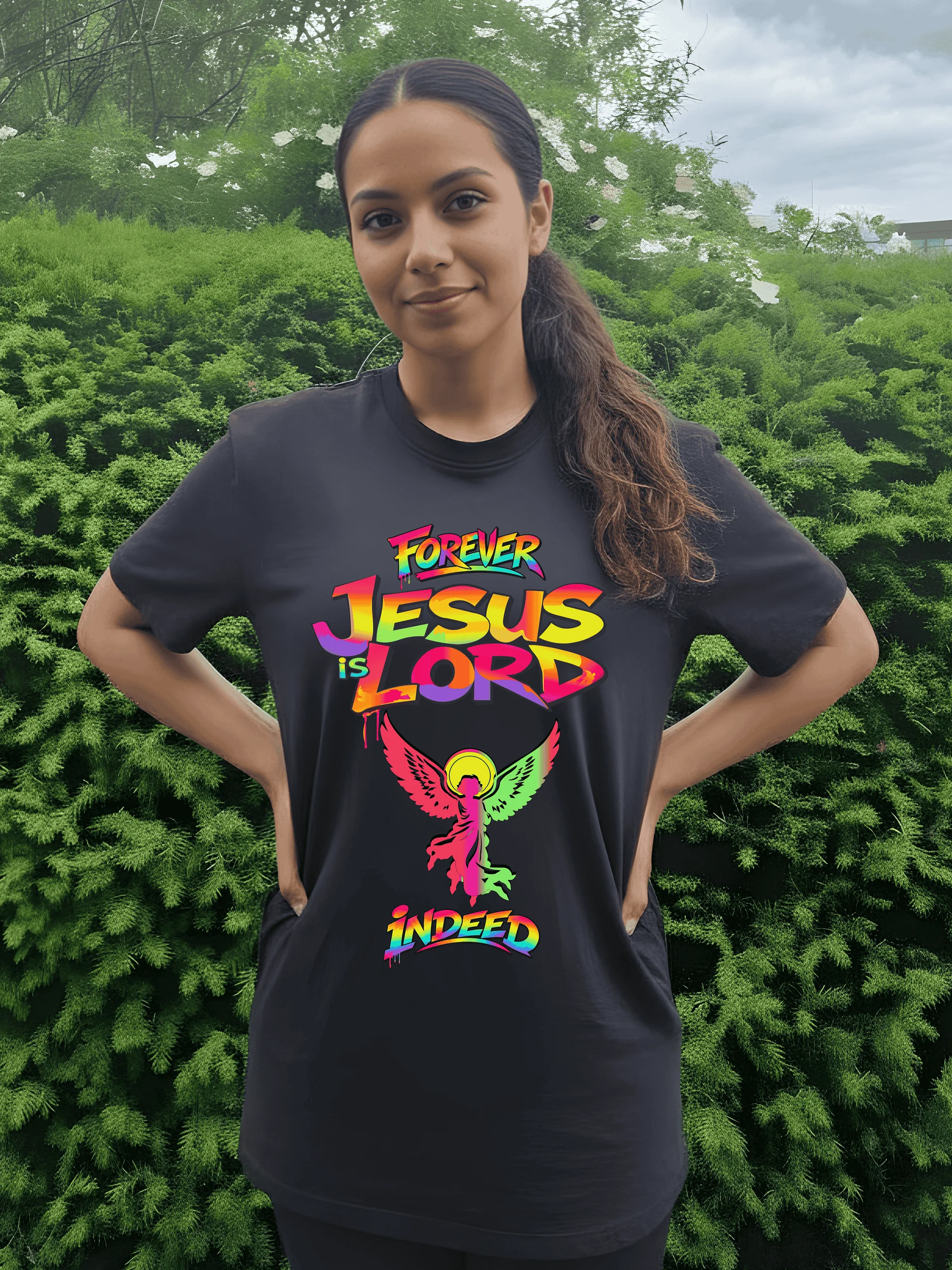 Forever Jesus Is Lord Indeed T-shirt product image (1)