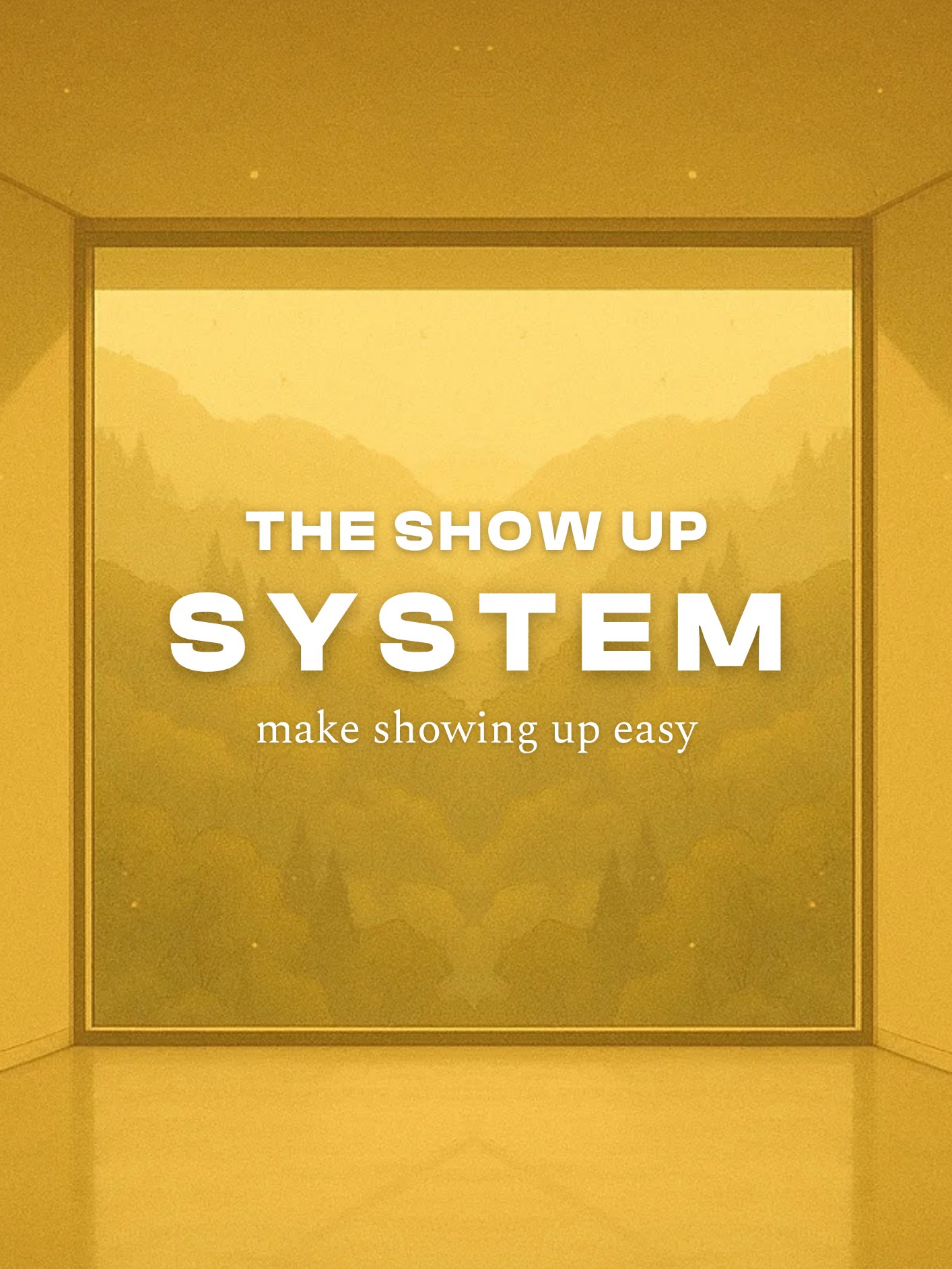 The Show Up System product image (1)
