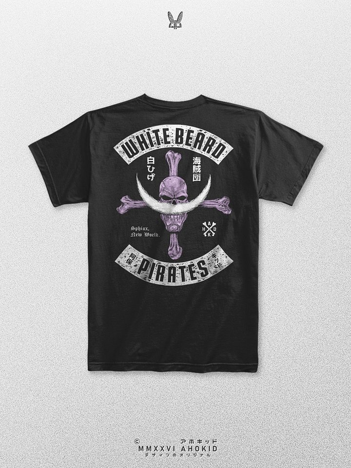 White Beard Pirates - Realistic Jolly Roger product image (1)