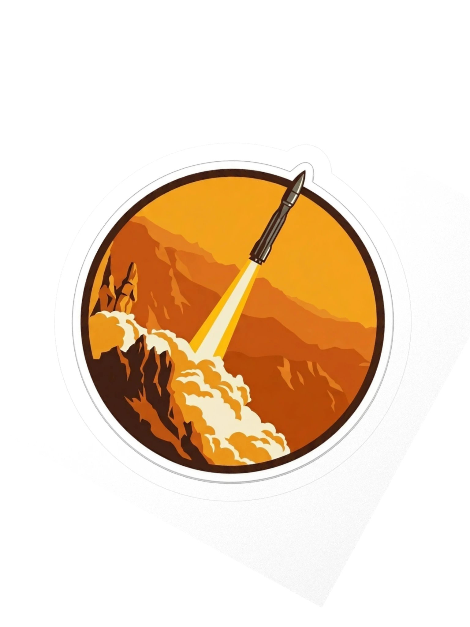 Rocket Liftoff Sticker product image (2)