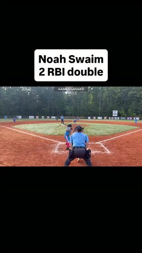 🔥2 RBI Double Noah Swaim! 

#baseball #hitting #youth #boom