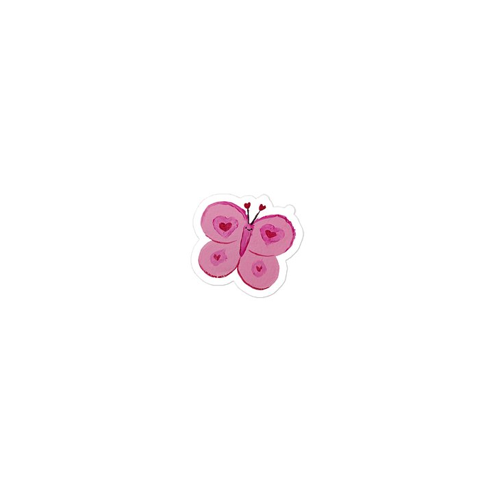 Sticky Bugs - Pink Hearts Butterfly product image (1)