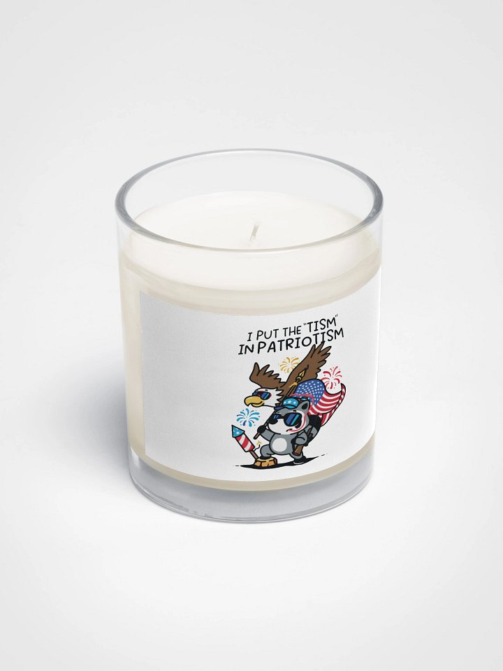 'Tism In Patriotism Candle product image (2)